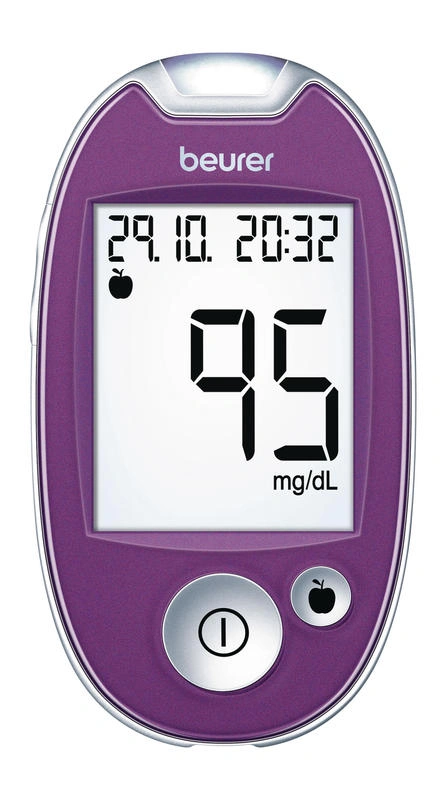 Glukometr BEURER GL44PU fialový