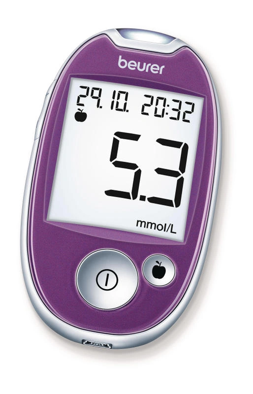 Glukometr BEURER GL44PU fialový - Obrázek 5