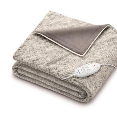 Vyhřívaná deka BEURER HD75Nordic tmavě šedá luxusní hebký povrch